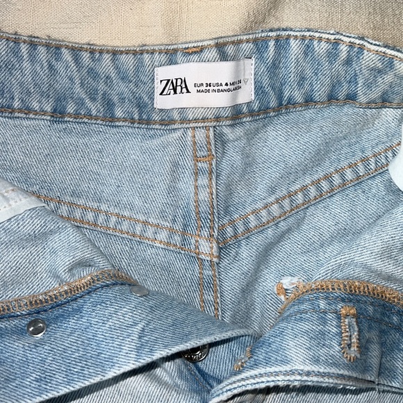Zara shorts denim size 4 - Picture 2 of 3